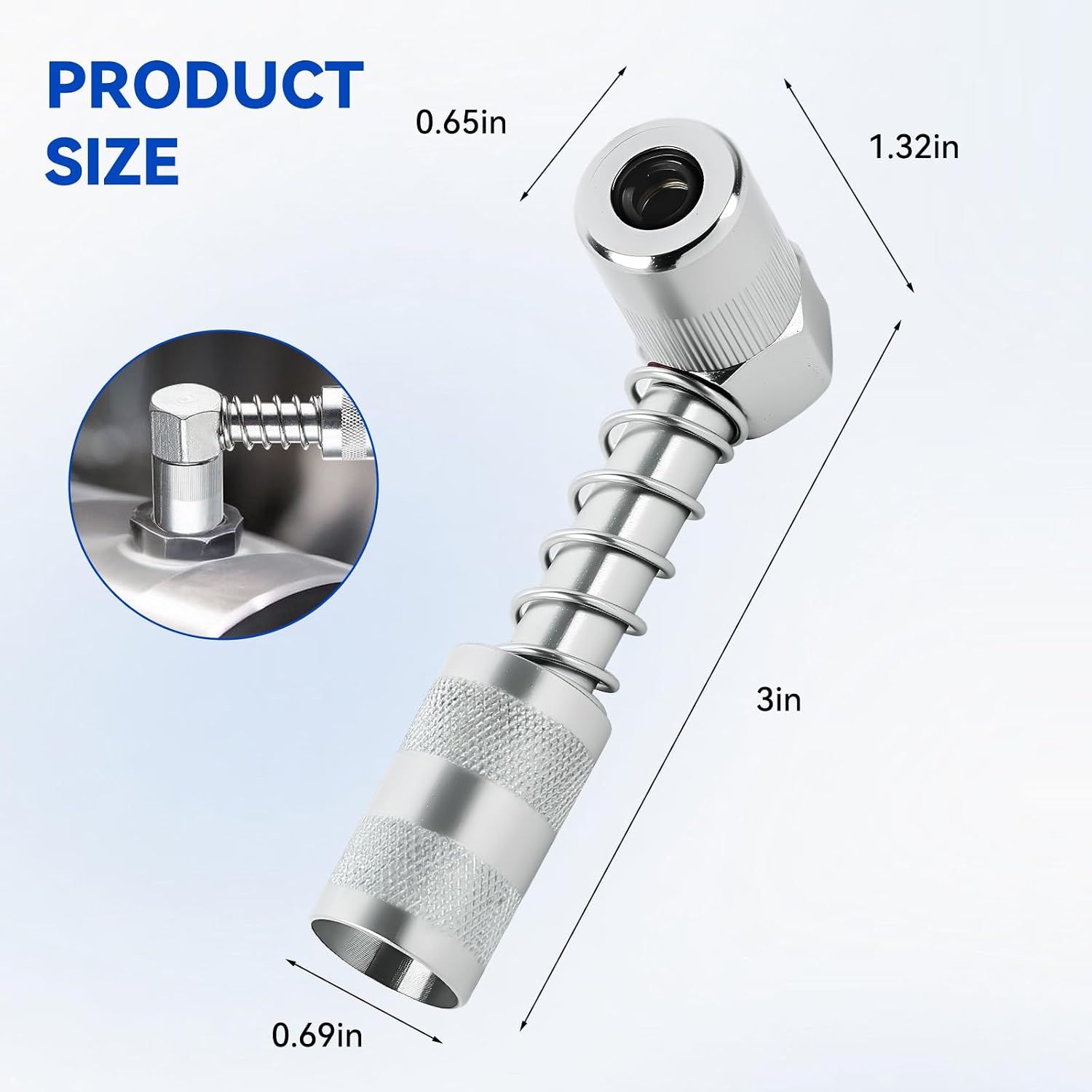 Grease Gun Tips，Grease Gun Fittings，Grease Gun Coupler，90 Degree Grease Gun Coupler，Grease Gun Hose，Zerk Fitting Cleaner，Grease Needle Nozzles，Grease Filling Nozzle and Grease Tip