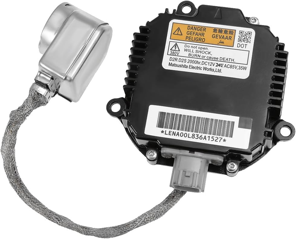 Anxingo 28474-89904 HID Headlight Ballast Control Unit Module kit Rplacement for Infiniti EX35 EX37 JX35 QX56 FX35 FX37 FX45 FX50 QX70 M35 M37 M45 M56 G35 G37 Nissan Maxima Murano 350Z 370Z