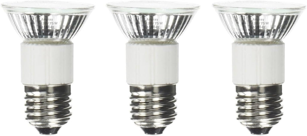 Anyray 3-Bulbs Compatible Replacement Bulb for 62351 and Hoods 92348 75 Watt Standard 75W E27