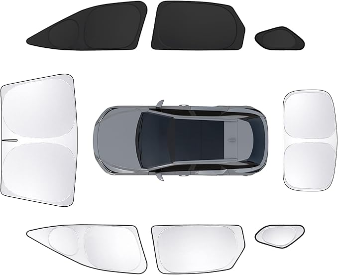 8pcs Car Window Shades for Lexus RX2023-Present Accessories, Windshield Side by Unknown