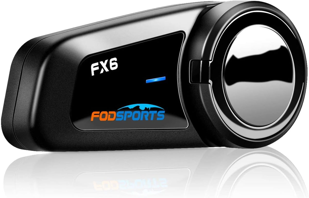 Fodsports FX6 Motorcycle Bluetooth Headset, 6 Riders Group Motorbike Bluetooth