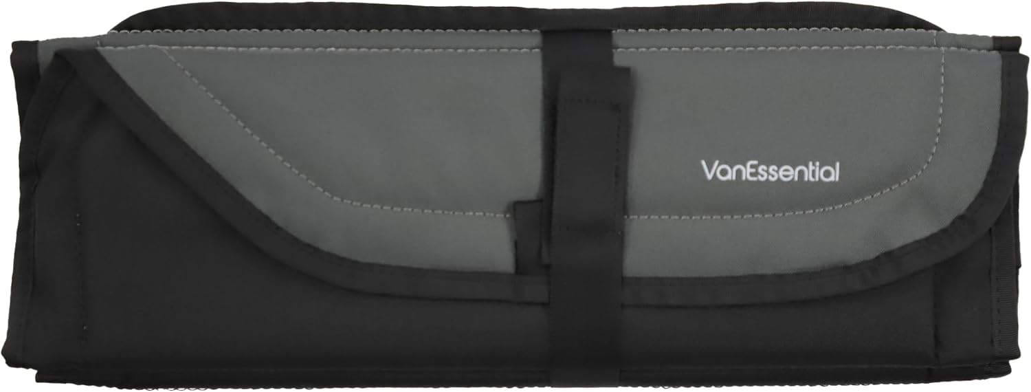 VanEssential Full Plastic Trim Rear Qtr LH (Driver Side) Window Cover Designed for Ford Transit Medium/High Roof 148 Long (Not Extended) Length Van Year 2015 to Current - Charcoal Gray