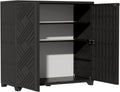 ZZM Indoor/Outdoor Storage Cabinet Waterproof, All Weather Outdoor Storage