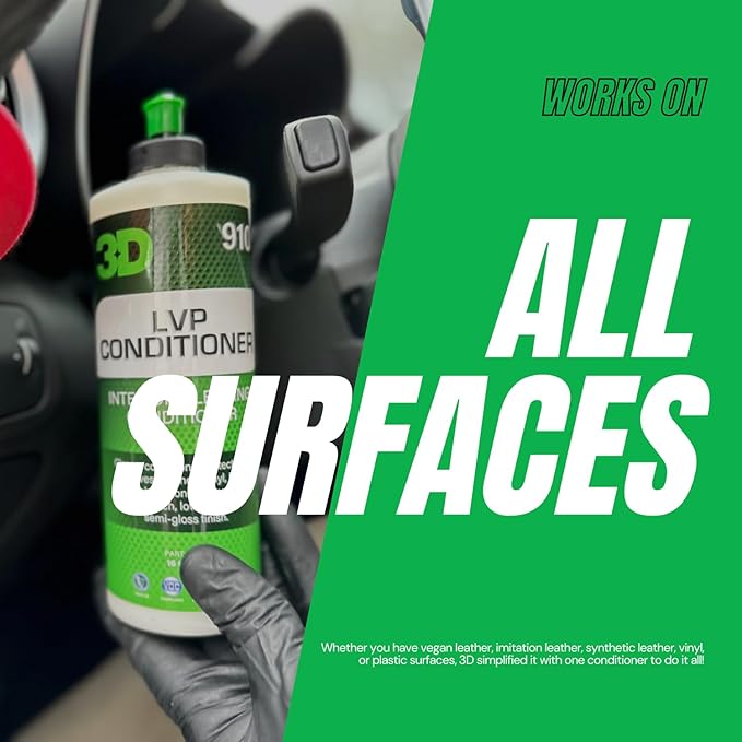 3D Leather, Vinyl & Plastic Conditioner | Restores, Conditions & Protects Car - Image 7