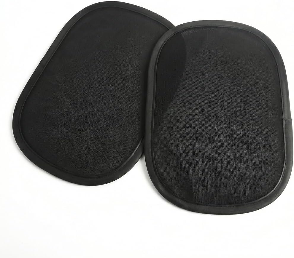 2 PCS Miniature Static Cling Car Window Shades, 10" × 7" Glare Protection Windshield Sun Shade, Car Side Window Shade, Universal Windshield Sun Shade Protection Accessories for Safe Driving