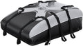 Sailnovo Rooftop Cargo Carrier Roof Bag,20 Cubic feet Soft PVC Waterproof Roof Bag for Most Vehicles with/Without Rack with Strap,Anti-Slip Mat,Padlock,Foldable Car Top Carrier for Road Trip Camping