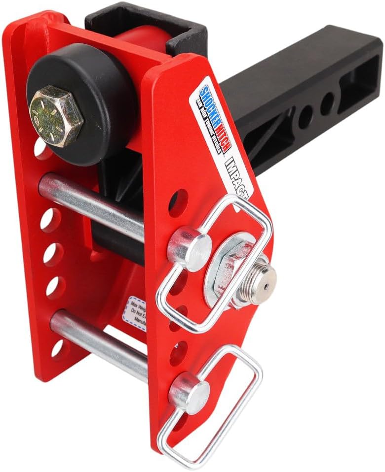 Shocker Impact Sway Control Cushion Combo Ball Hitch, Fits 2" Hitch Chrome Combo 2" & 2-5/16" Balls