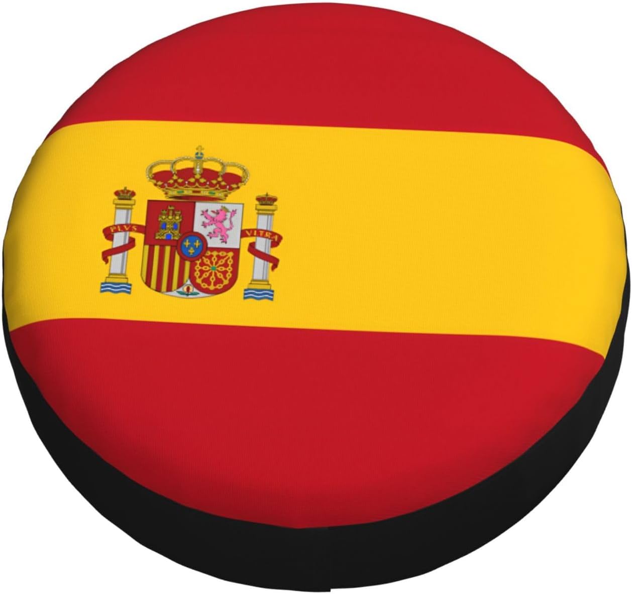 Spanish Flag Print Universal Spare Tire Cover for RV, Jeep | Wheel Protector Fits Rv, Trailer, Jeep, Shield Tires From Sun, Dirt And Rain For Outdoor Storage