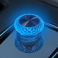 2PCS USB LED Car Interior Night Light, Crystal Mini Decoration Ambient Light Car Interior Atmosphere Lamp, Plug-in USB Interface Auto Trunk Ambient Lighting Kit Universal for Cars (Blue)