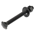 3/8" x 4" (25 pack) black carriage bolt, main product view