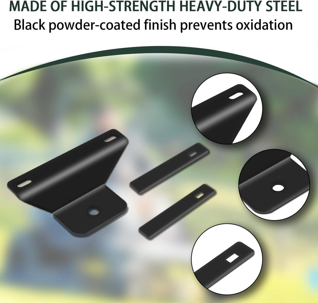 Receiver Hitch Plate for Spartan Mowers RZ Series, Industrial-Grade 1/4" Steel, (2016-2024 Models) Heavy Duty Trailer Hitch, Easy Bolt-On Installation, Towing & Hauling Accessory