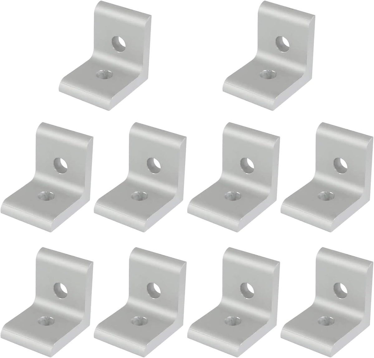 25 packs 1515 series aluminum 2 hole inside, close-up detail