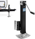 Kohree 8000 lbs Trailer Jack Heavy Duty, Bolt on Trailer Jack for Yacht, Boat, Horse, Utility Trailers, Adjustable RV Tongue Jack with Drop Leg & Ergonomic Handle