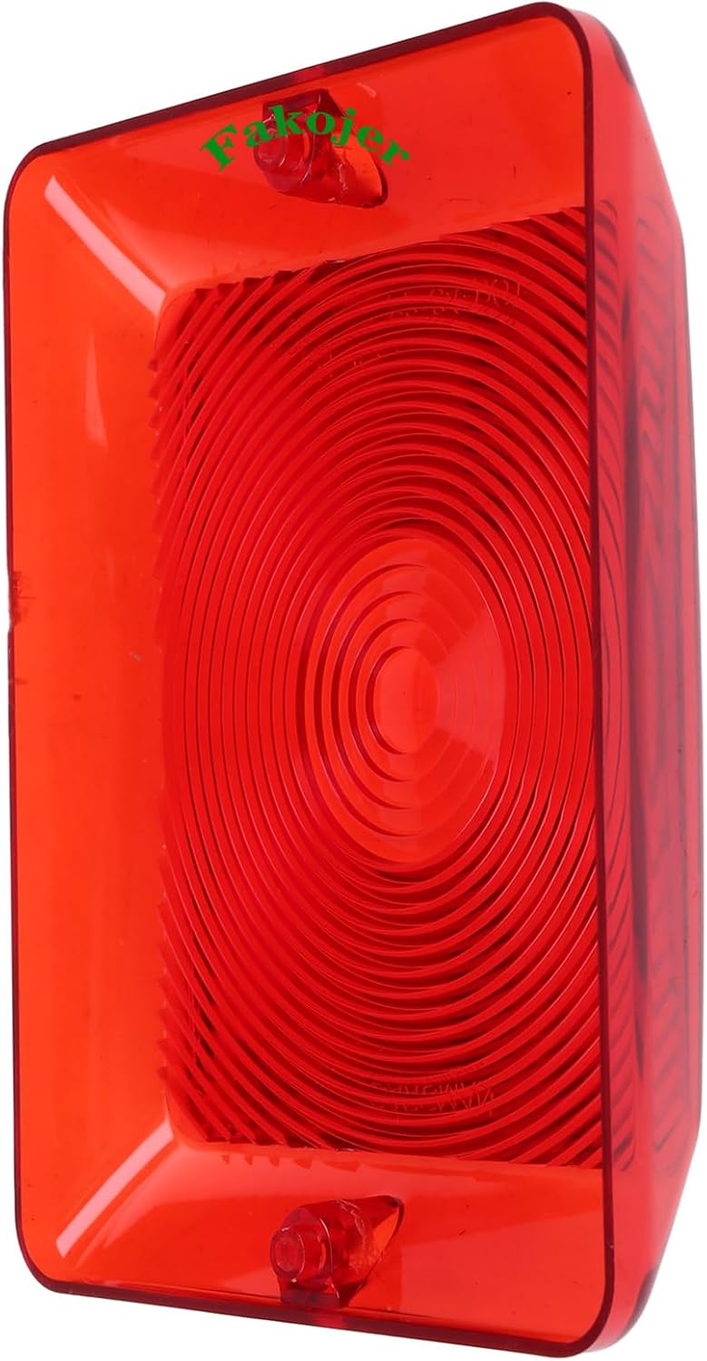1 PC Red Lens 3484010 34-84-010 | Compatible with Bargman 84 85 86 Series Tail Light for RV Camper (1 PC)