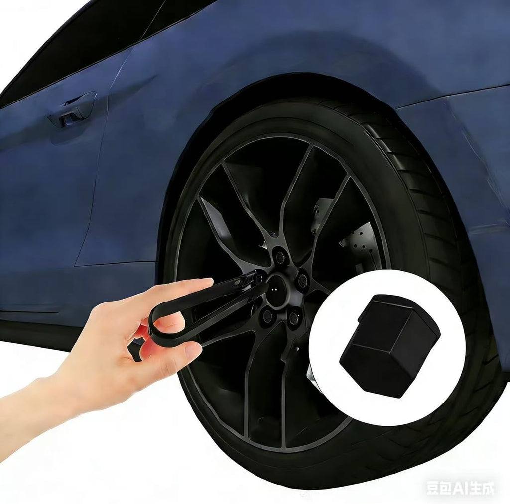 20pcs Lug Nut Covers for Ford Bronco Accessories 2021 2022 2023 2024 2025 2026 Hexagon Wheel Bolt Caps Durable Protective Plastic,Black-19mm