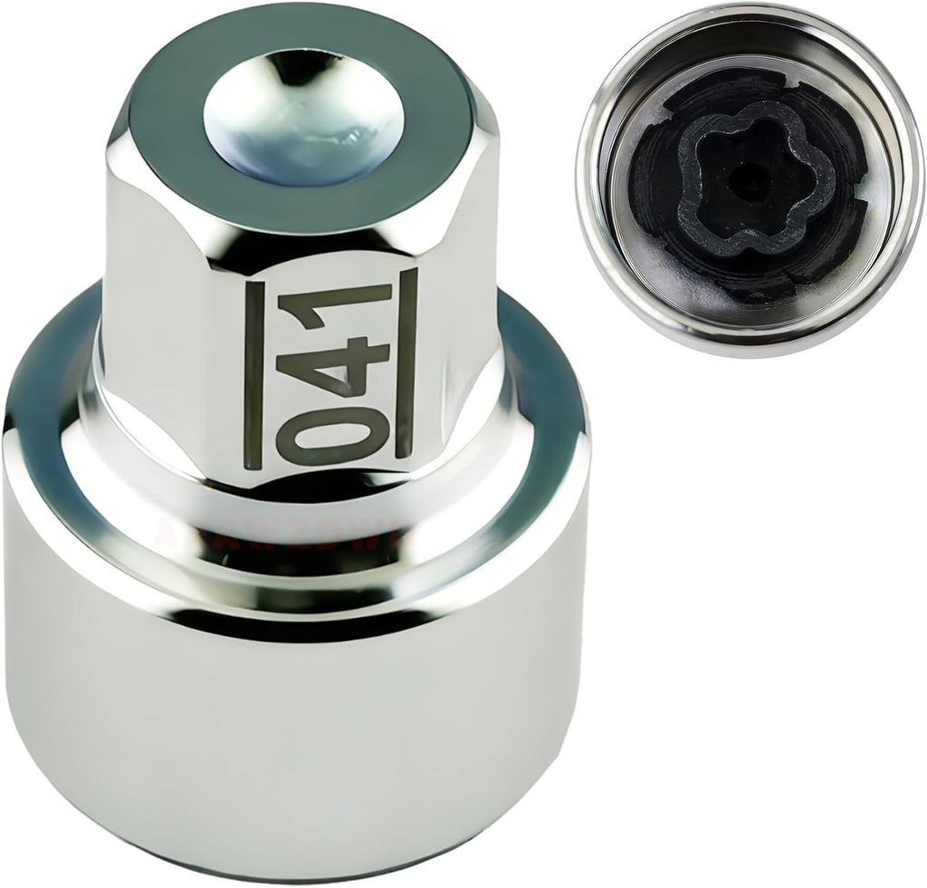 #041 Compatible with BMW 1 3 5 7 8 X2 X3 X5 X6 Wheel Lock Key Tire Lug Key | 041 Wheel Locking Nut Key Replacement