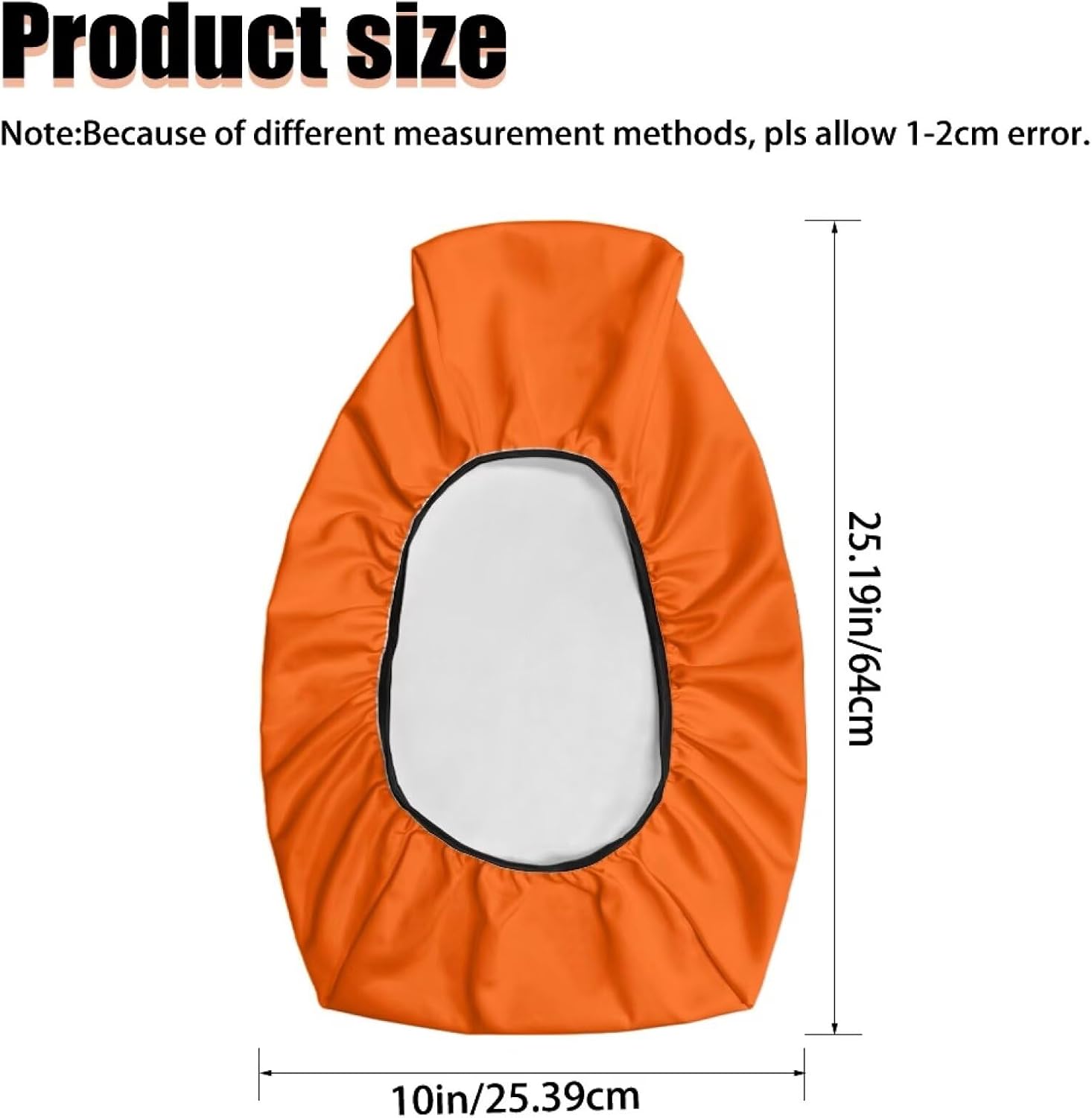 ELEQIN ATV Seat Cover Four Wheeler Accessories Orange Pad Protector Breathable Waterproof ATV Back Seat Cover Fit for Sportsman Rancher Foreman Scrambler Kodiak Polaris Scrambler