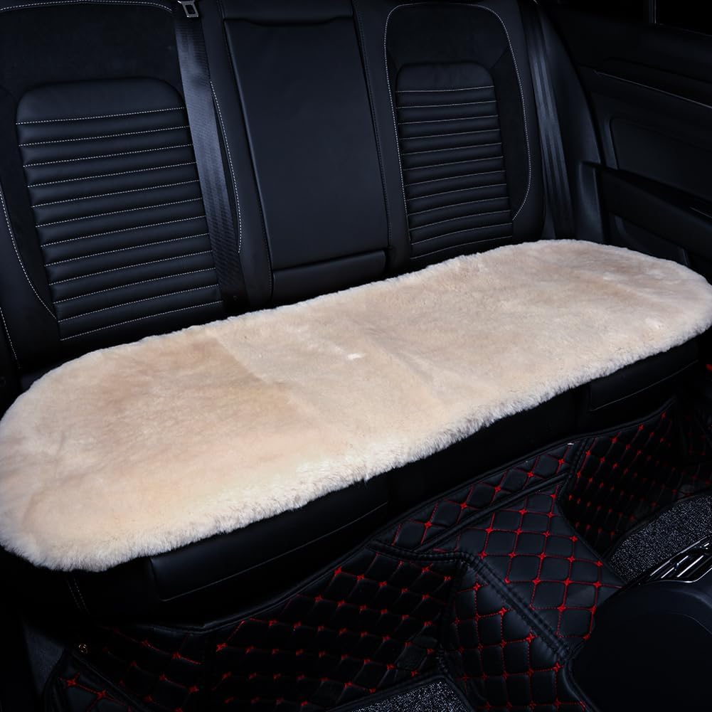 Fluffy Genuine Sheepskin Car Seat Cover