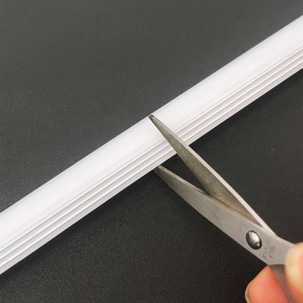 LED Neon Silicone Diffuser Tube 1-10m, 6-15mm PCB Width, 120° Beam Angle - Light Blocking Anti-Leakage, Soft Bendable for Custom Neon Signs(F2014 White,1meter)