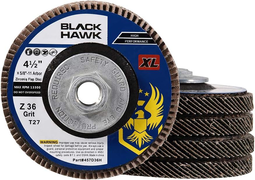 bha 4-1/2 x 5/8-11 xl zirconia flap disc, main product view