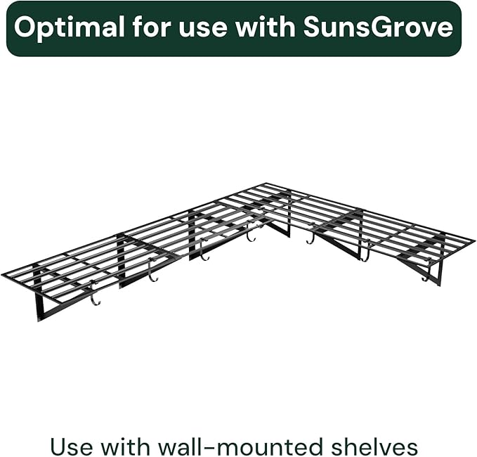 SunsGrove Heavy-Duty 4-Pack Overhead Garage Ceiling Storage Hooks, Add-On - Image 4