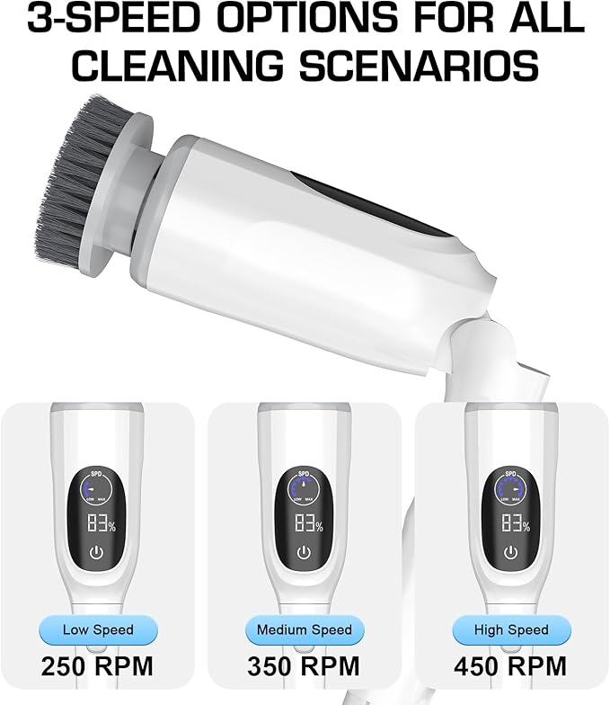 Shower Scrubber, Electric Spin Scrubber - Image 3