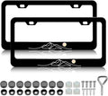 Moon Mountain License Plate Frames by Unknown