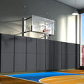 PROGOAL 60"/72" High Gym Wall Padding 2"/4" Thick Foam Basketball Court Wall