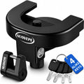 2 5/16Inch-Trailer-Hitch-Locks-Kit, Heavy Duty Anti Theft Trailer Tongue Lock, Reinforced Solid Steel Weatherproof Tow Coupler Lock, Trailer Locks Ball Hitch for RV, Camper, Cargo, Boat, Caravan