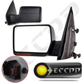 A Pair Heated Towing Mirrors Fits 2004 2005 2006 for Ford for F150 Pickup Truck, Power Adjusted View Mirror with Turn Signal Indicator