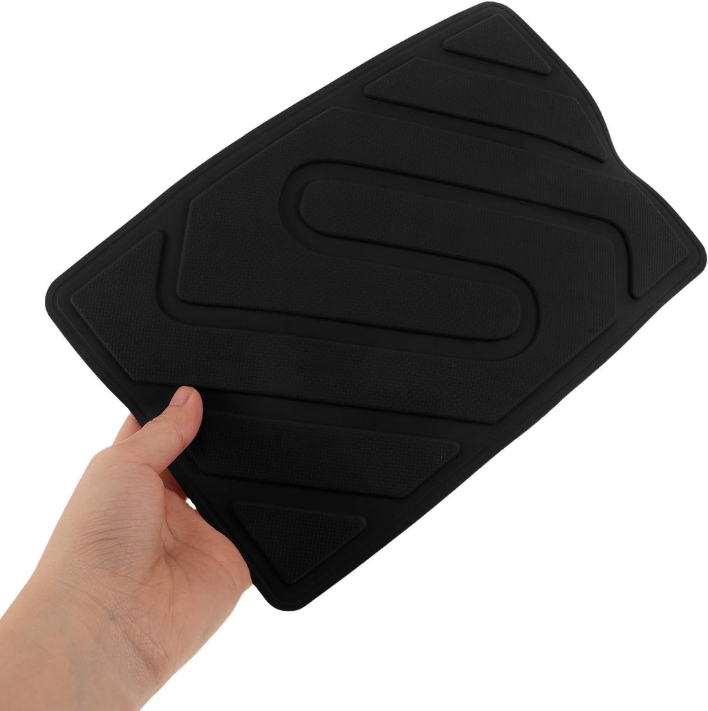 5pcs Car Floor Mat Heel Pad, Universal Anti-Skid Heel Scuff Plate, Auto Home Carpet Protector Patch for Driver Side Foot Rest