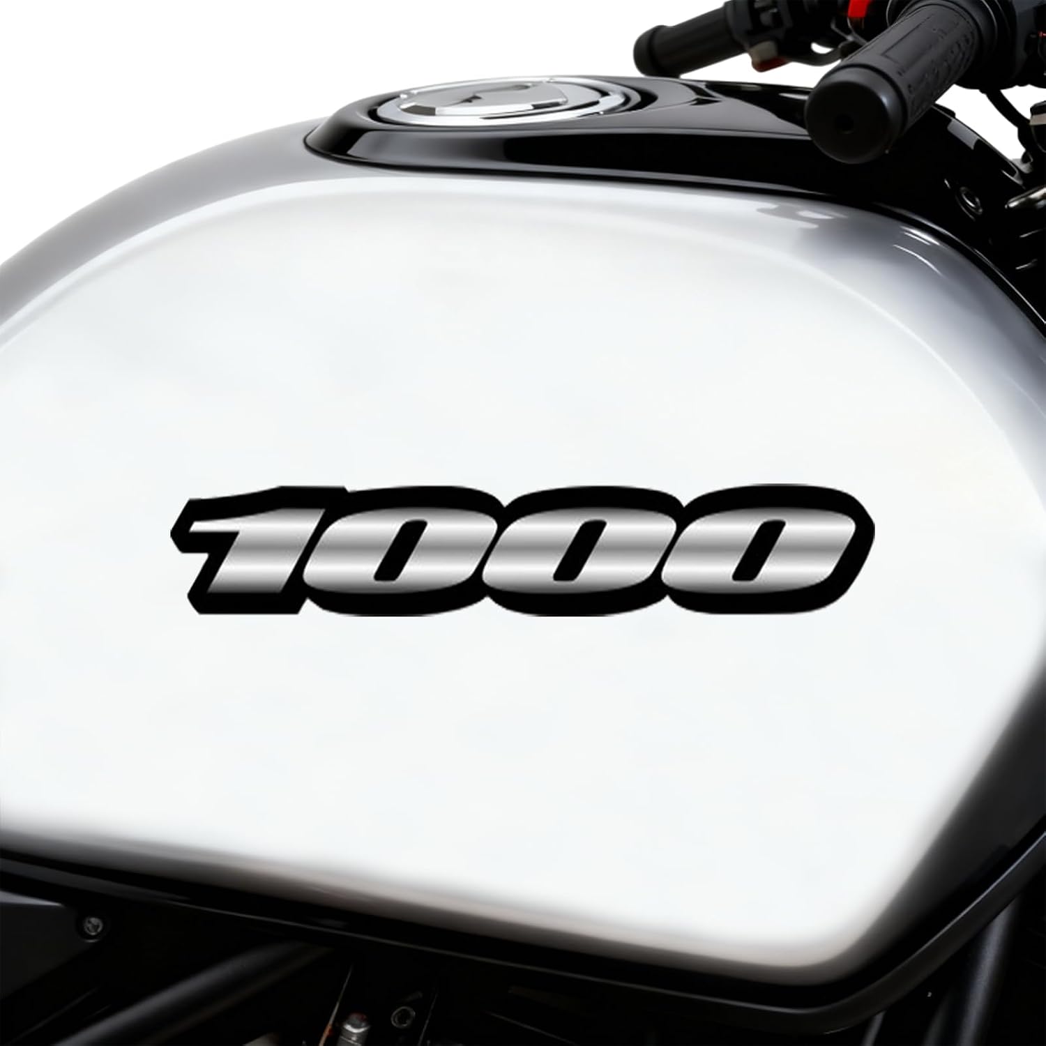 Awonderful Motorcycle Reflective Vinyl Fairing Sticker Decal for GSXR1000,Grey