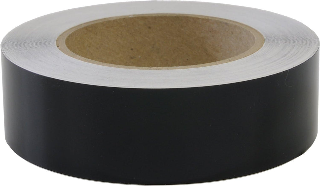 Solid Stripe for Auto Truck Boat - 3mil Vinyl - 1" x 50' - Black