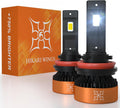 HIKARI WINGS H11/H8/H9 LED Fog light, 30000LM Pure White 6000K LED Bulbs