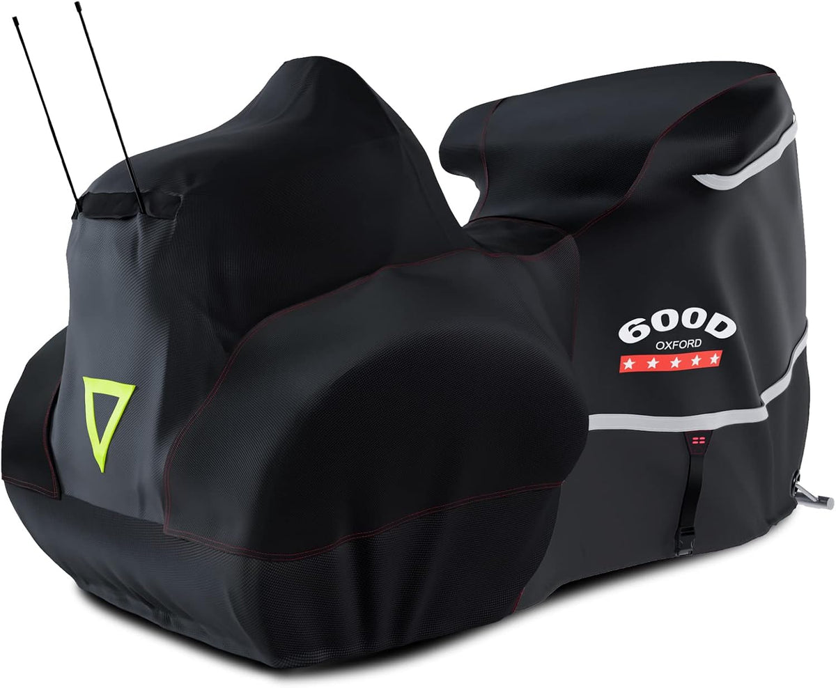 Rosefray Trike Cover, Motorcycle Cover Heavy Duty 600D Waterproof