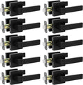 aikkil 10 pack black door handle interior knobs, main product view