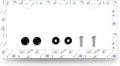 Cute Blue Daisy Flowers License Plate Frame Colorful Floral License Plate by RNKATIH