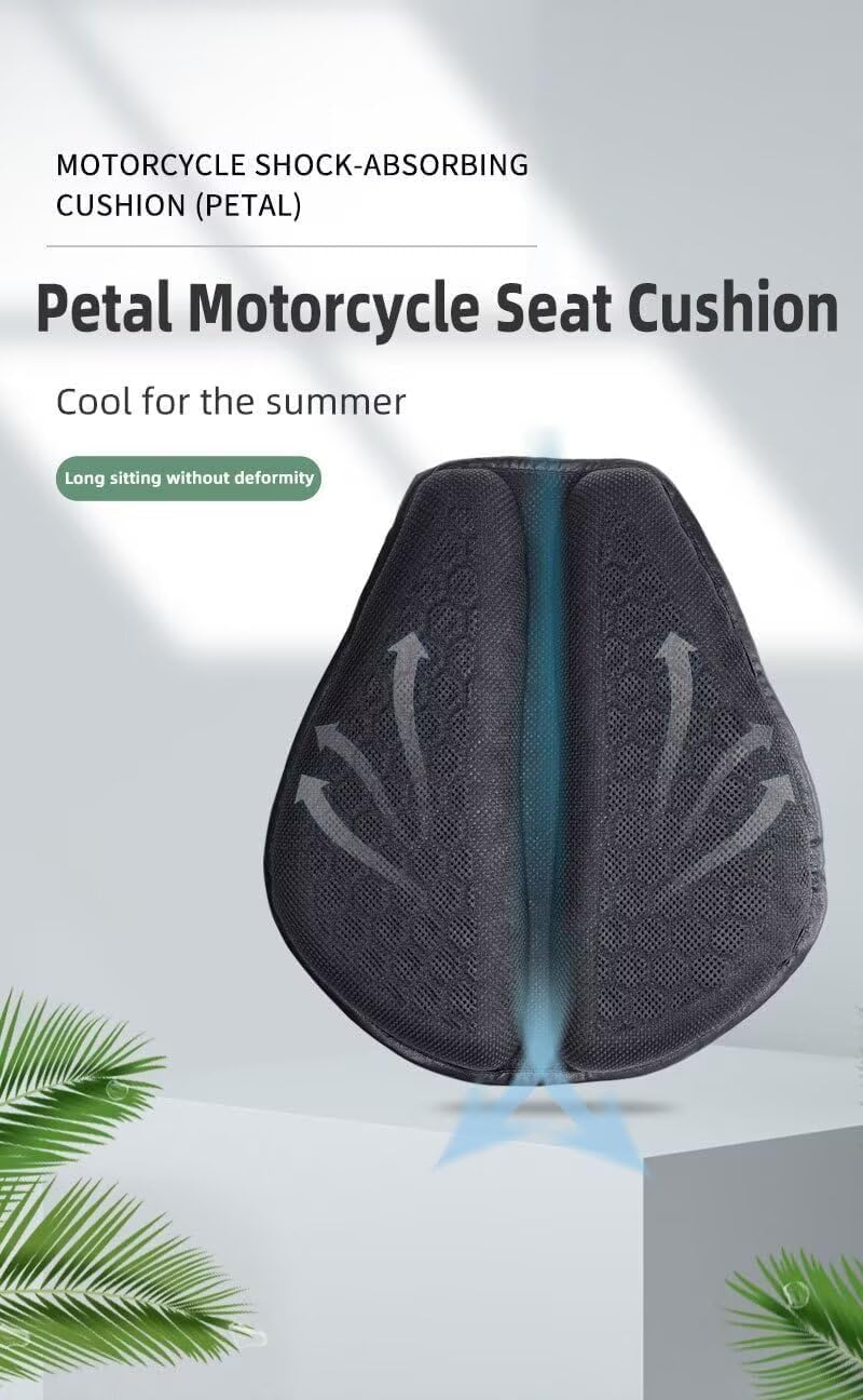 hexrider - hex Rider seat Cushion - Long Distance SEAT Cushion Original (Black)