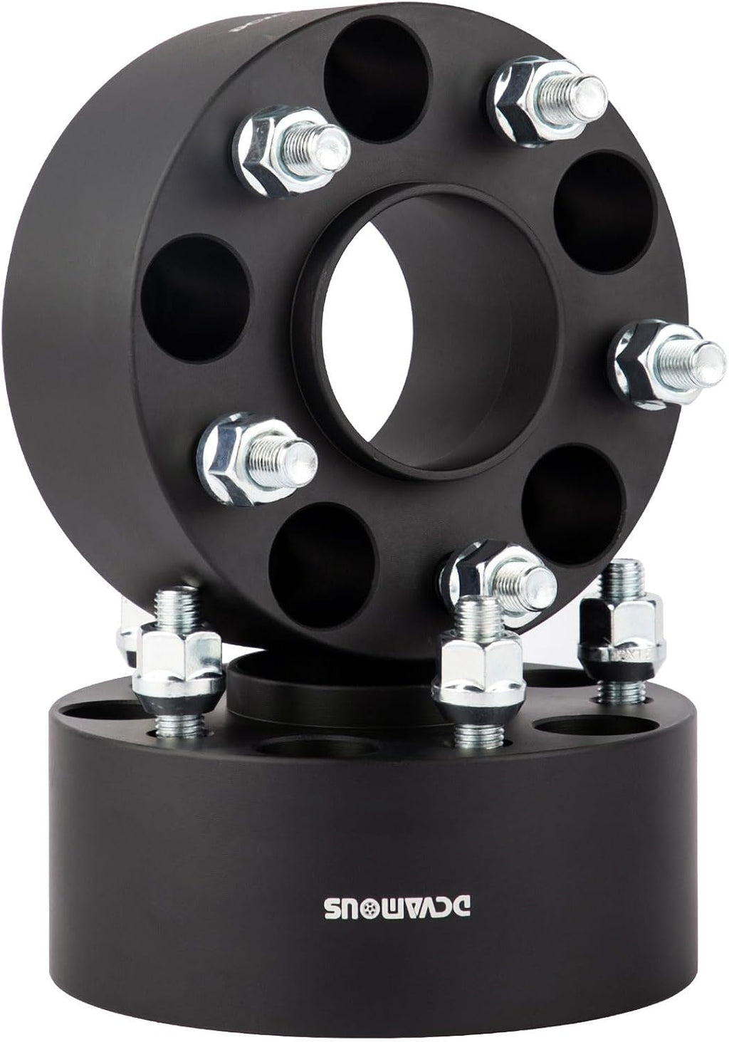 2pc Forged 5x4.75 Hubcentric Wheel Spacers 2.5 Inch Thick with 12x1.5 Studs | Compatible with Chevy-GMC 5 Lug 5x120.65 Rims for 1982-2003 Camaro, 1984-2019 Corvette, 1983-2005 Blazer, 1982-2004 S10
