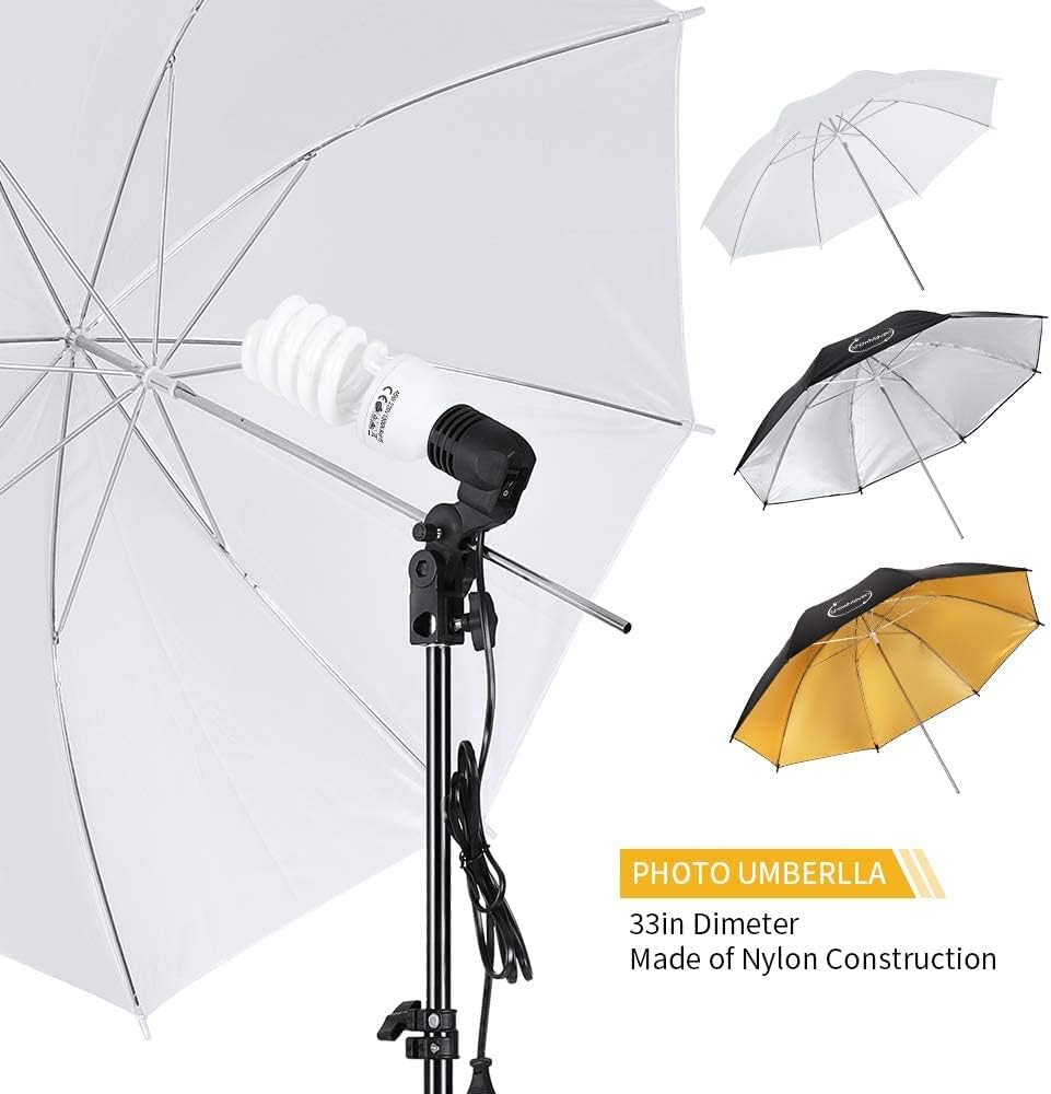showmaven photography lighting kit, softbox lighting kit with, side view