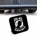 POW MIA Flag Car Rear Hitch Covers You are Not Forgotten Flag Square Trailer Hitch Cover Tube Plug Insert, 2" Towing Rear Hitch Cover for Car Truck, Easy to Install