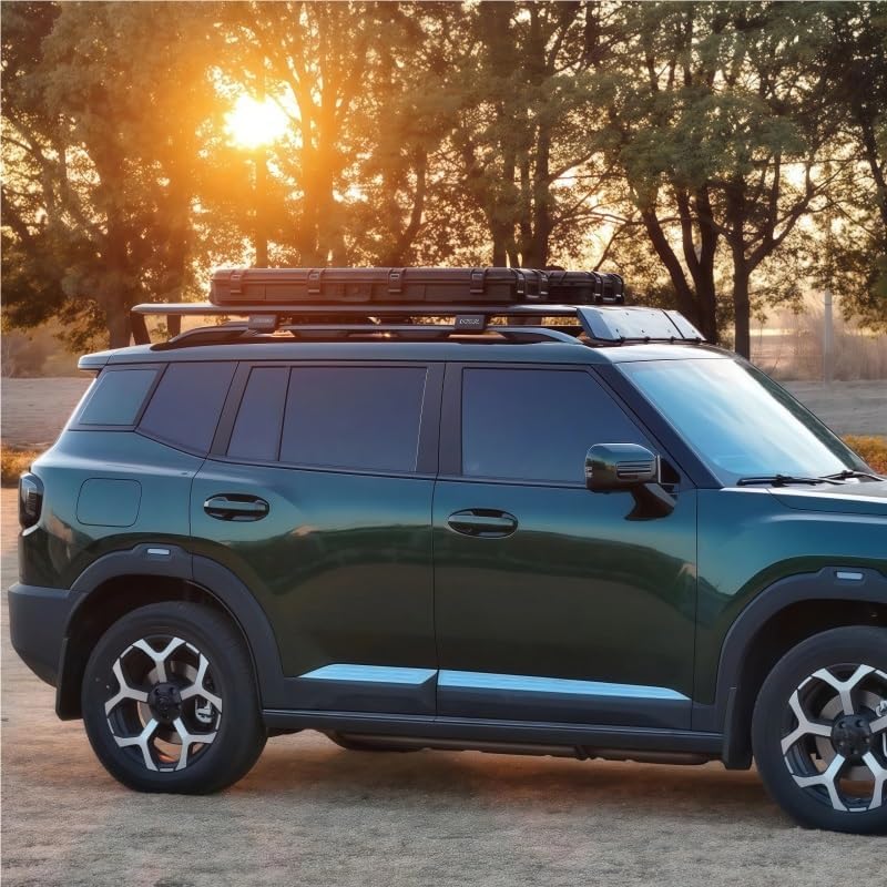 Rooftop Cargo Carrier 48L Auto Car Roof Box Carrier Cargo Luggage Car Roof Rack Tool Box Car Storage Roof Rack Basket Roof Basket