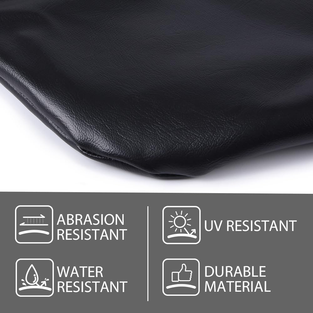PIT66 Replacement ATV Seat Cover Fit Honda FourTrax 300 1988-2000 | Weather-Resistant Black Replacement Seat Cover with Durable Leather Construction Construction Fit FourTrax 300 1988-2000