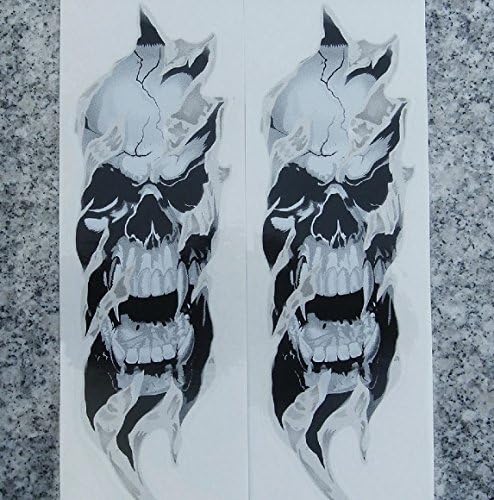 i5 Fork Skull Sticker Decals for Harley Davidson Sportster Softail Dyna Road King Electra Tour Street Hydra Super Wide Glide Fat Boy V-Rod VRSC FXD FLD FLS FXS FX FL XL 883 1200