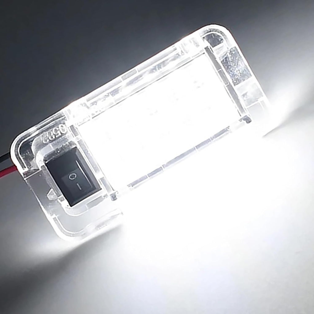 1Pcs LED Luggage Compartment Lights with on/off Switch Assembly Compatible with Toyota RAV4 2022 2023 2024 2025, White Full LED Interior Trunk Rear Cargo Area Light