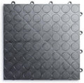 Big Floors RaceDeck CircleTrac, Interlocking Non-Slip Garage Flooring Tile