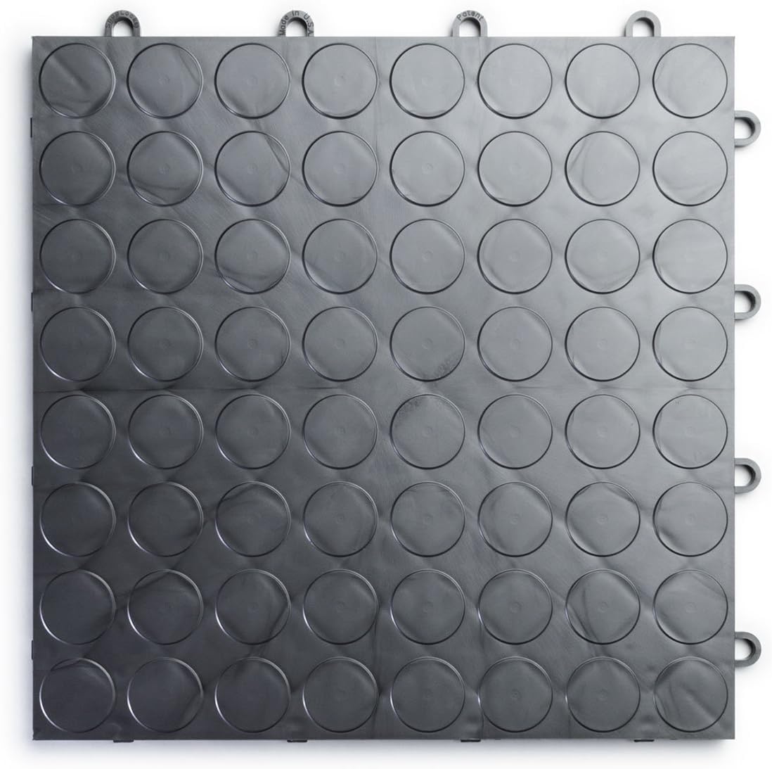 Big Floors RaceDeck CircleTrac, Interlocking Non-Slip Garage Flooring Tile
