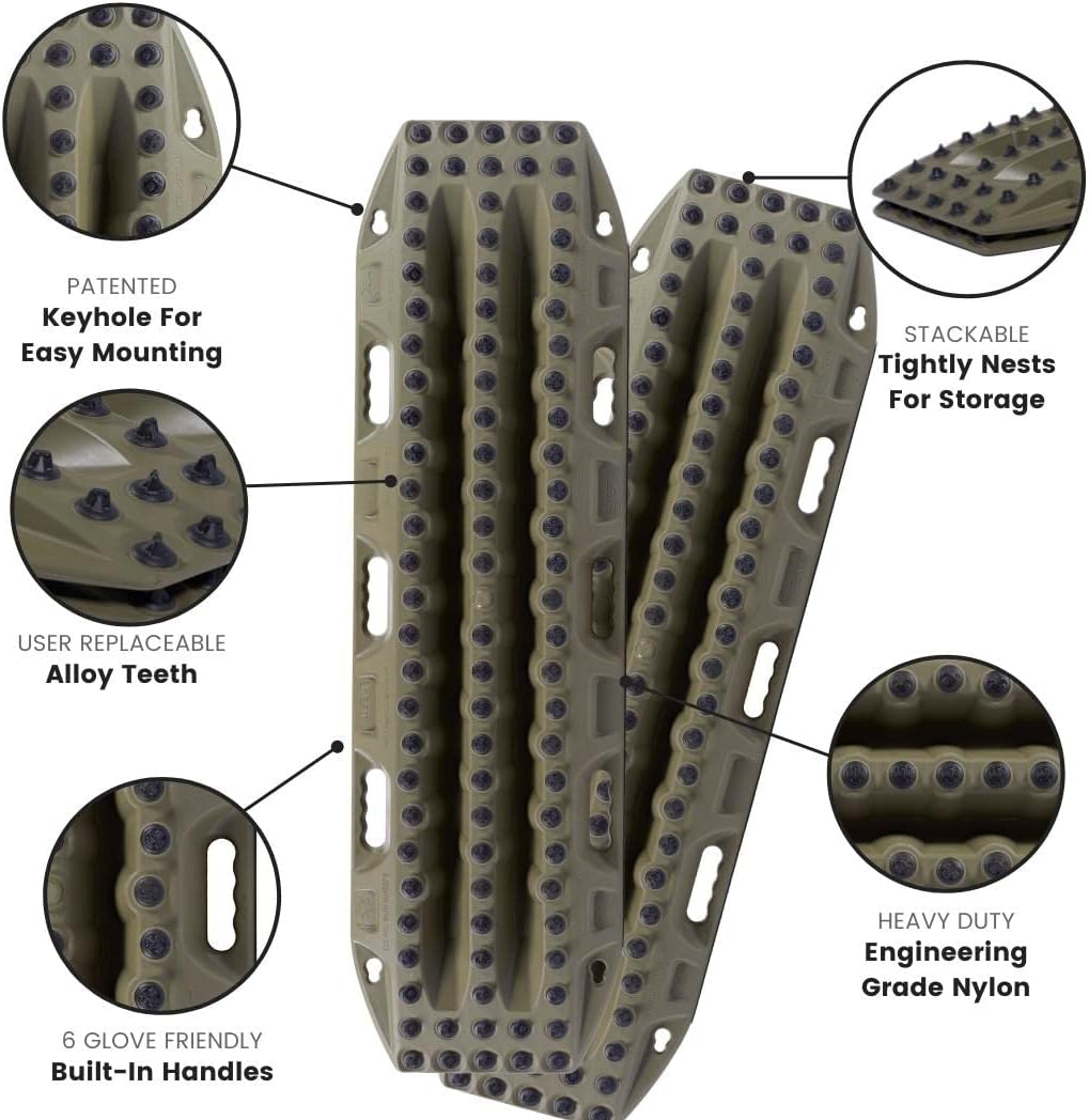 MAXTRAX Xtreme Vehicle Recovery Boards (Olive Drab)