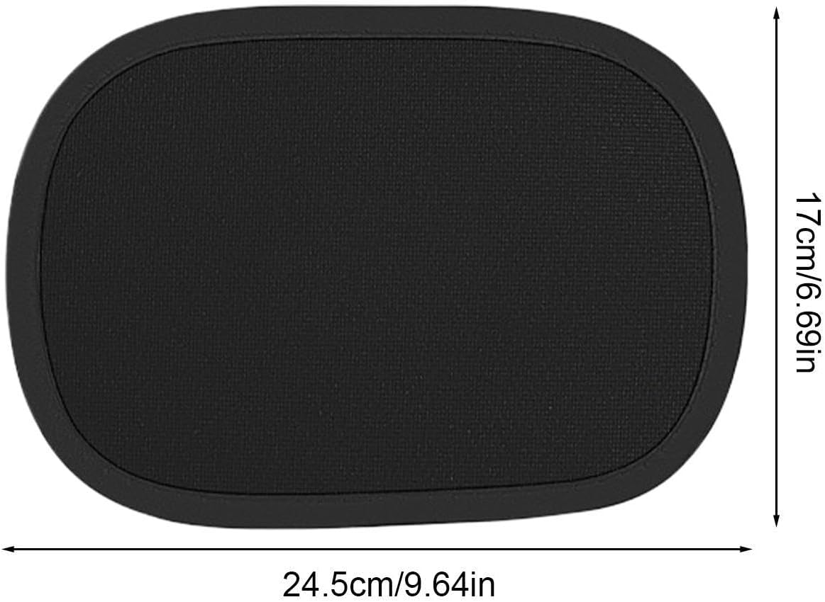 2 Pack Car Window Shades, 9.64"x6.69" Sun Shade Blocker, Side Window Screens, UV Protection Automotive Interior Accessories, for Kids Dog Passenger Summer