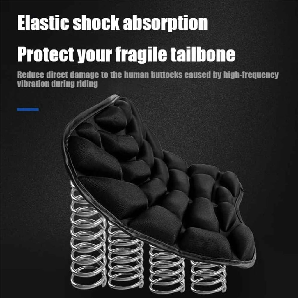 Motorcycle Seat Cushion 3D Air Pad for CF Moto Papio 125 2021–2026, Shock Absorbing Breathable Seat Cover for Long Rides, Comfort Driver & Passenger Anti-Slip Cushion